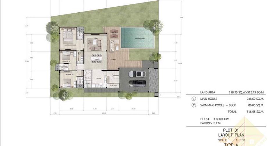 Casa en venta de 3 habitaciones en East Pattaya, Pattaya