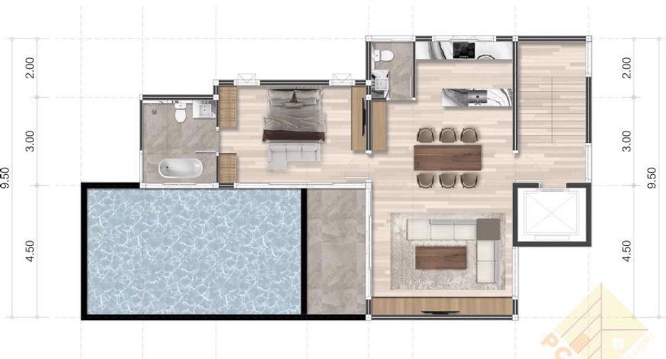 À vendre 5 chambres maison à Jomtien, Pattaya