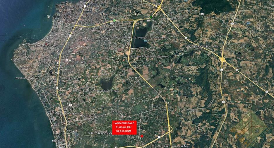 Terreno en venta en Huay Yai, Pattaya