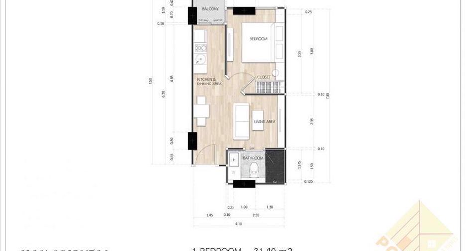For sale 1 bed condo in Pratumnak, Pattaya