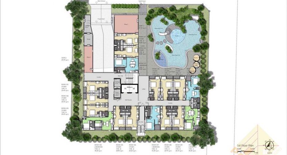 For sale 1 bed condo in Pratumnak, Pattaya