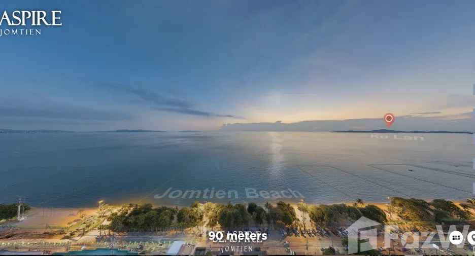 À vendre 1 chambre condo à Jomtien, Pattaya