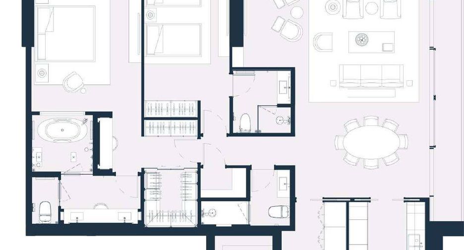 À vendre 2 chambres condo à Pathum Wan, Bangkok