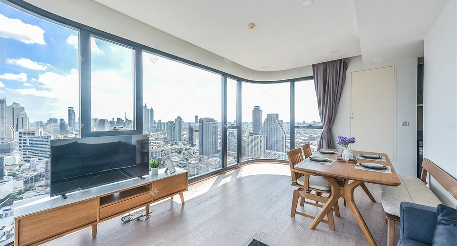 À louer 2 chambres condo à Bang Rak, Bangkok