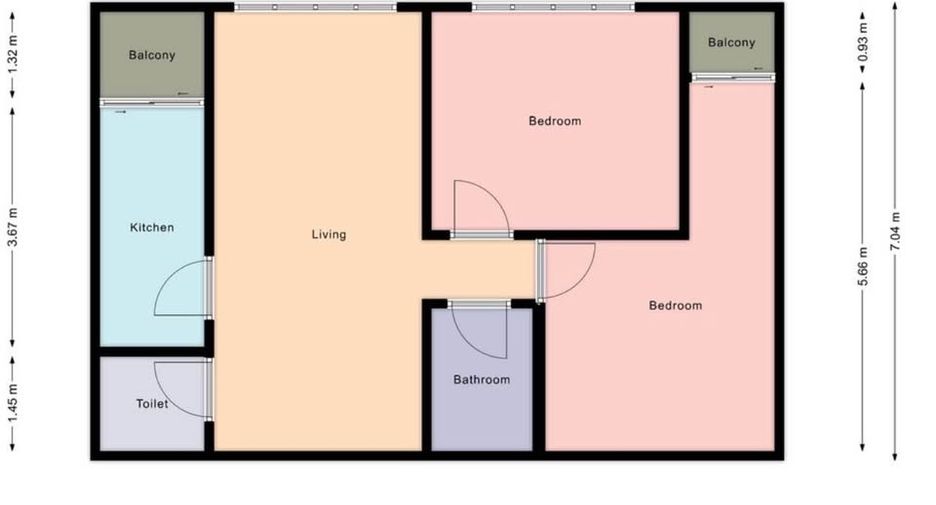 À vendre 2 chambres condo à Bang Kho Laem, Bangkok