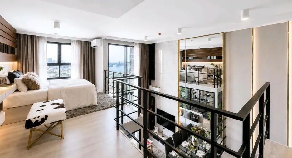 Condo en alquiler de 2 habitaciones en Bang Phlat, Bangkok