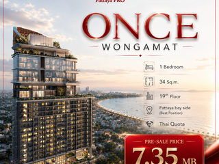 Wohnung zum Kauf mit 1 Zimmer in Bang Lamung, Chonburi