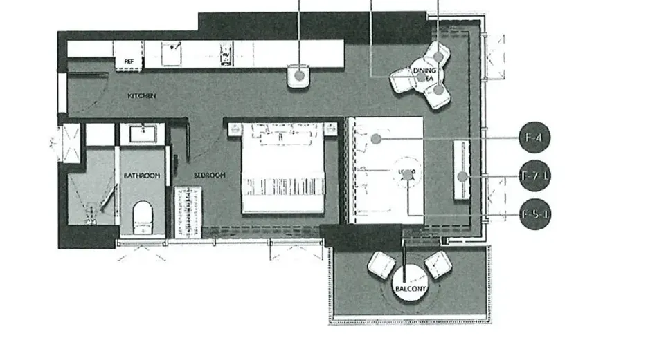 Condo en alquiler de 1 habitaciones en Hua Hin, Prachuap Khiri Khan