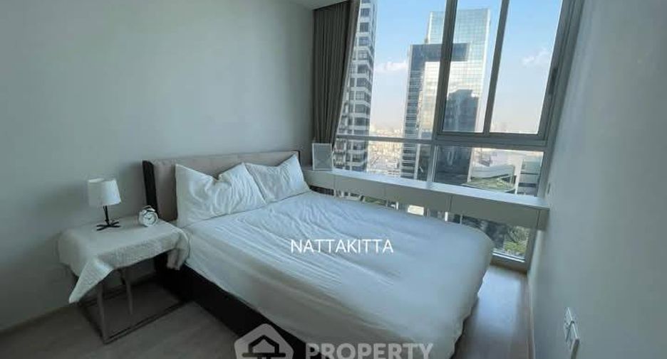 For rent 2 bedrooms condo in Huai Khwang, Bangkok
