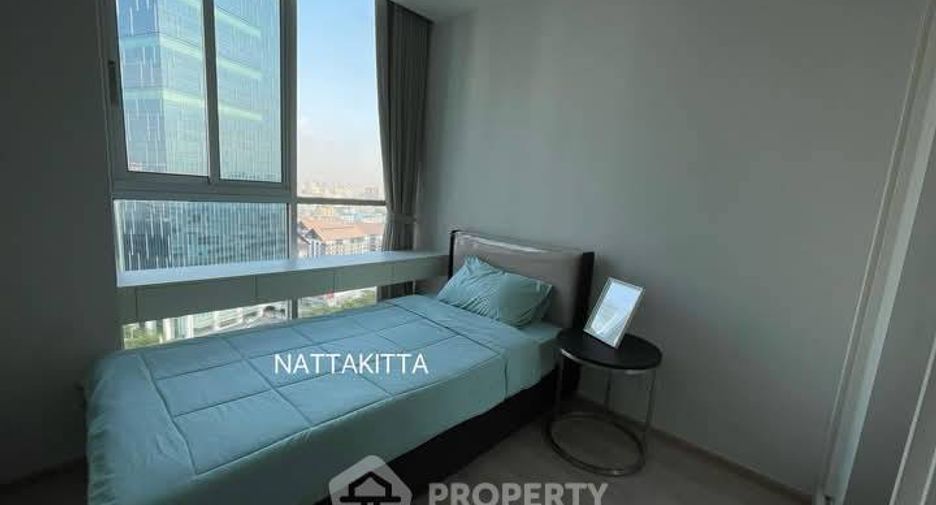 For rent 2 bedrooms condo in Huai Khwang, Bangkok