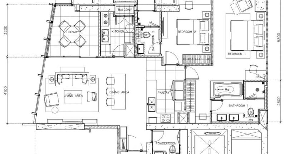For sale 2 bedrooms condo in Khlong Toei, Bangkok