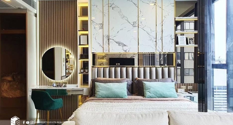 For rent 1 bed condo in Huai Khwang, Bangkok