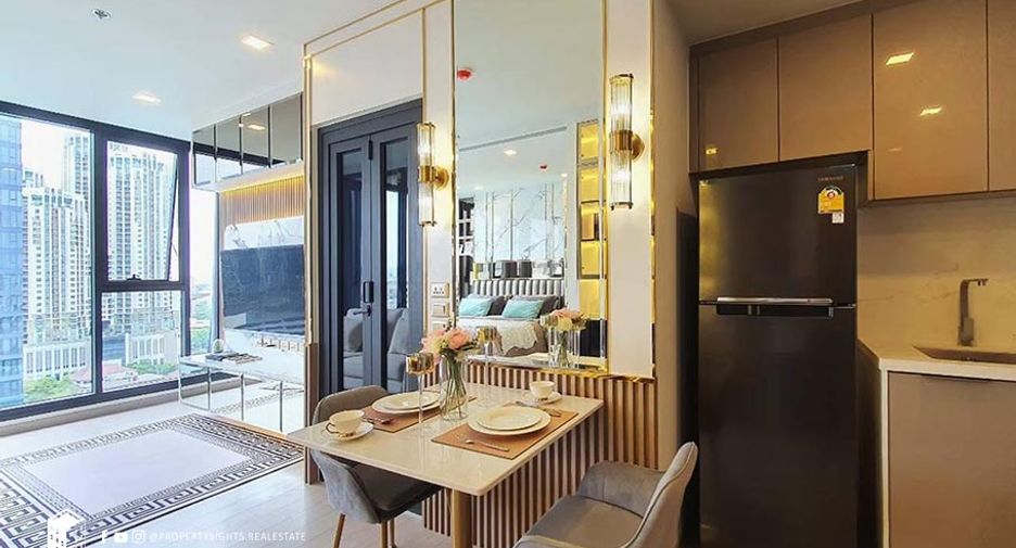 For rent 1 bed condo in Huai Khwang, Bangkok