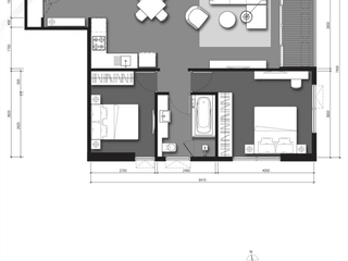 For rent 2 bedrooms condo in Watthana, Bangkok