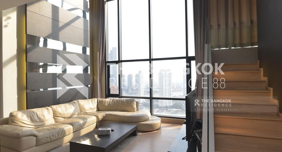 For rent 3 bedrooms condo in Khlong San, Bangkok