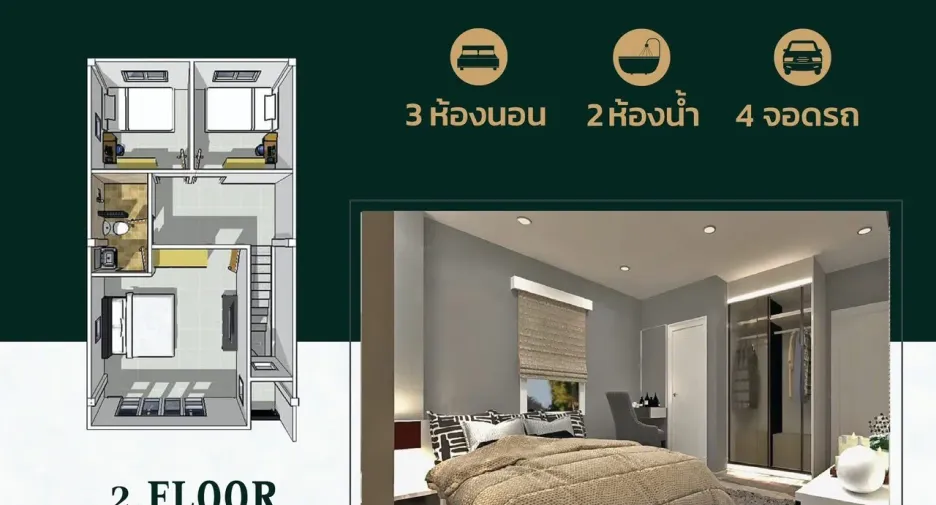 For sale 3 bedrooms townhouse in Mueang Pattani, Pattani