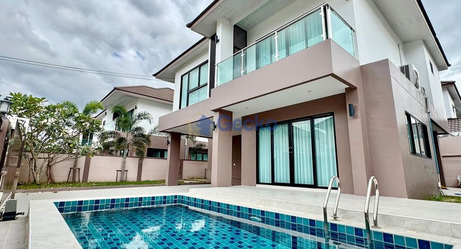 À louer 4 chambres maison à Bang Lamung, Chonburi