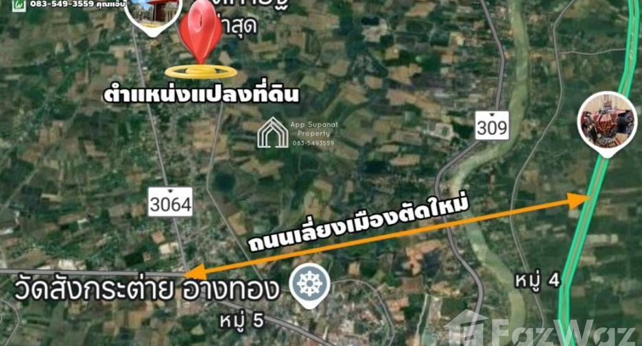 For sale land in Pho Thong, Ang Thong