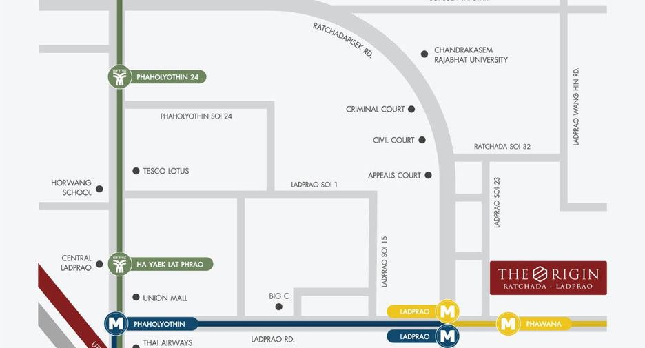 À vendre 1 chambre condo à Chatuchak, Bangkok
