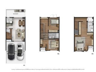 À vendre 3 chambres maison de ville à Mueang Nonthaburi, Nonthaburi