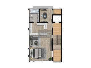 Casa adosada en venta de 4 habitaciones en Lat Phrao, Bangkok