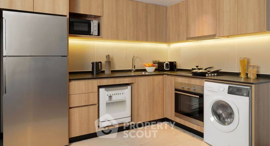 Apartamento en alquiler de 2 habitaciones en Khlong Toei, Bangkok