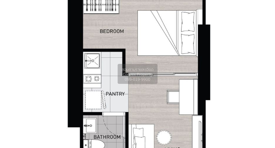 For rent 1 bed condo in Mueang Nonthaburi, Nonthaburi