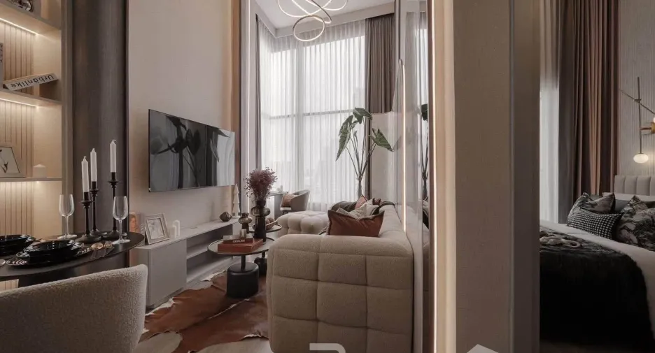 Wohnung zur Miete mit 2 Zimmer in Huai Khwang, Bangkok