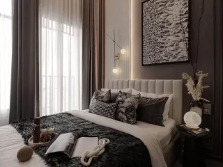 Wohnung zur Miete mit 2 Zimmer in Huai Khwang, Bangkok