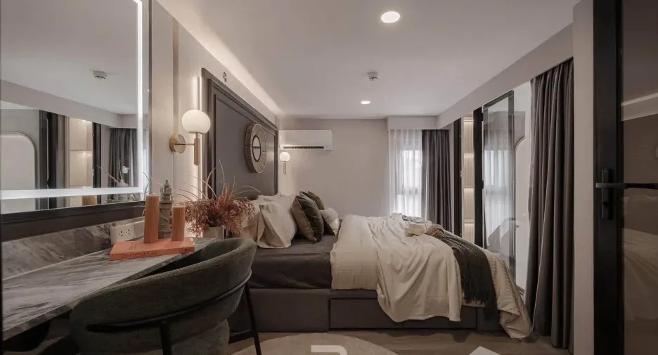 Wohnung zur Miete mit 2 Zimmer in Huai Khwang, Bangkok