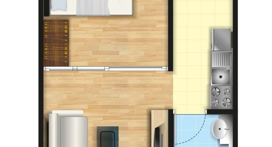 À vendre 1 chambre condo à Lak Si, Bangkok
