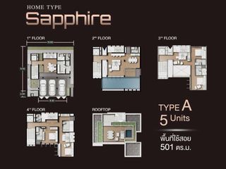 For rent 4 bedrooms townhouse in Prawet, Bangkok