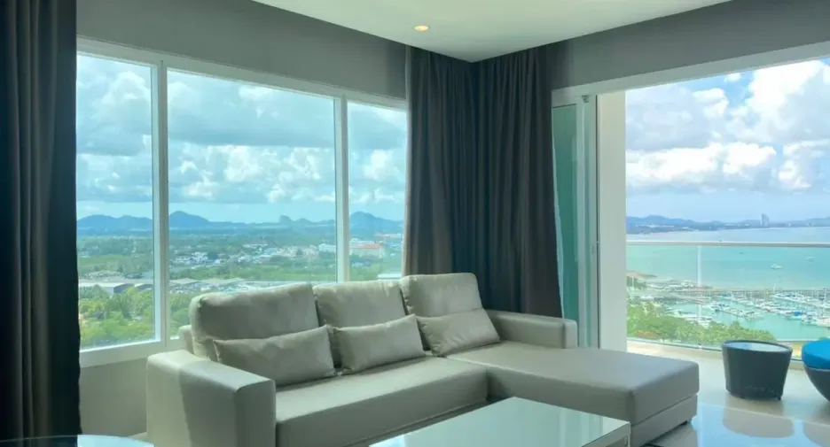For rent 2 bedrooms condo in Bang Saray, Pattaya