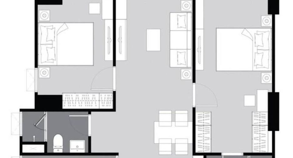 À louer et à vendre 2 chambres condo à Khlong San, Bangkok