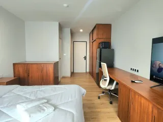 For rent studio condo in Huai Khwang, Bangkok