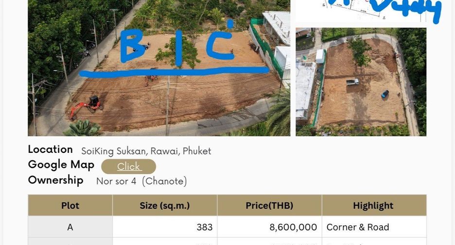 For sale land in Mueang Phuket, Phuket
