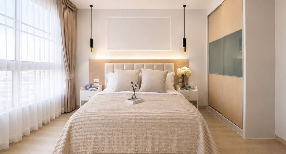 À vendre 2 chambres condo à Huai Khwang, Bangkok