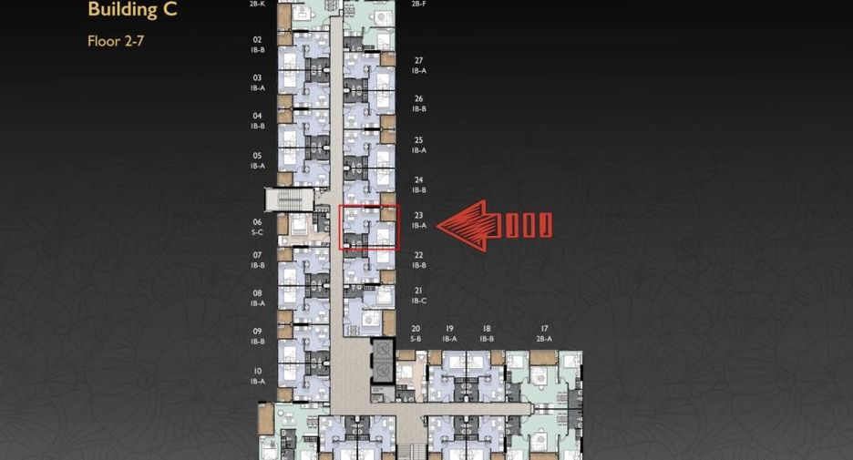 Wohnung zum Kauf mit 1 Zimmer in Bang Lamung, Chonburi