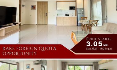 À vendre 1 chambre condo à Bang Lamung, Chonburi