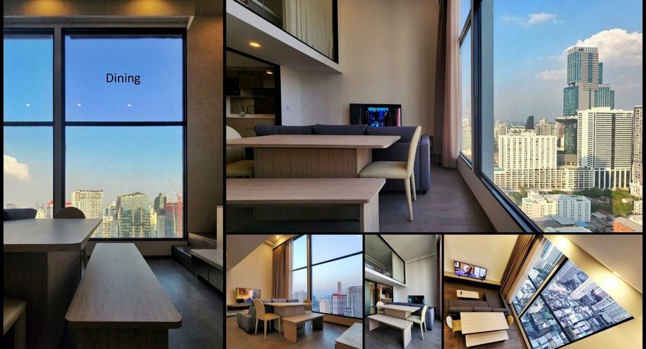 À louer 2 chambres condo à Ratchathewi, Bangkok