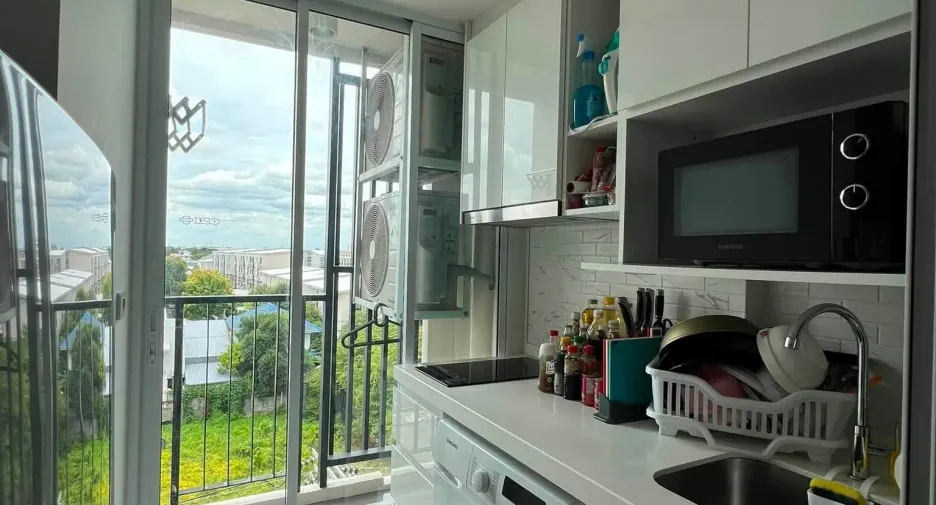 Condo en alquiler de 1 habitaciones en Din Daeng, Bangkok