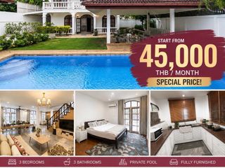 For rent 3 bedrooms villa in Bang Lamung, Chonburi
