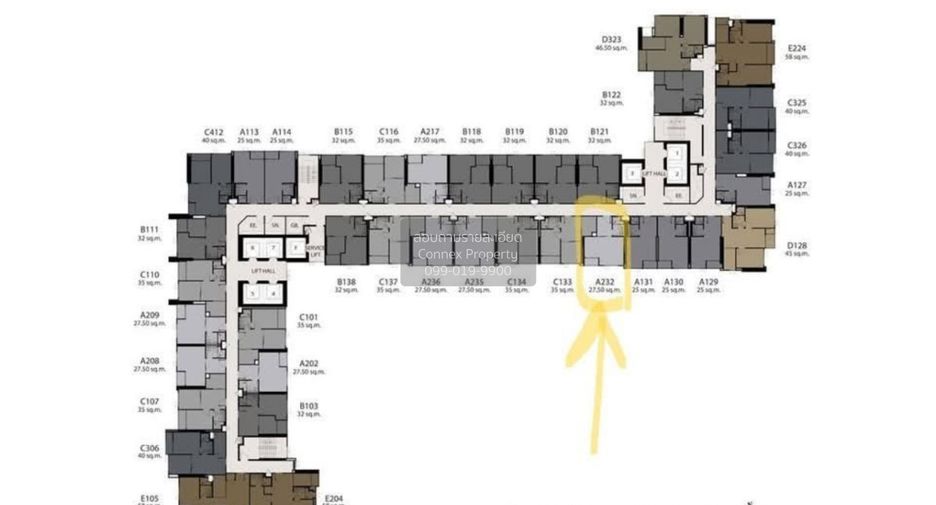 Condo en venta de 1 habitaciones en Huai Khwang, Bangkok