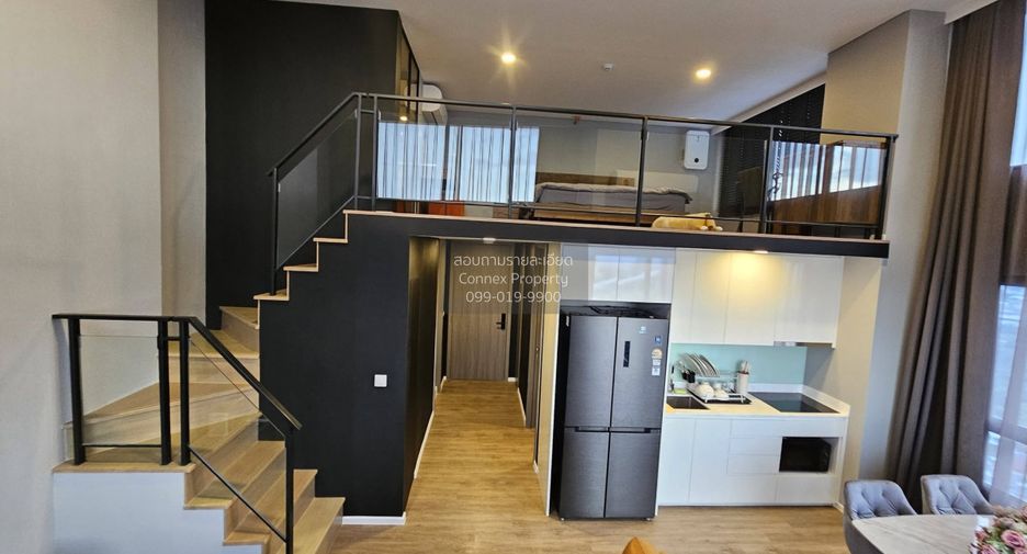 For rent 2 bedrooms condo in Huai Khwang, Bangkok