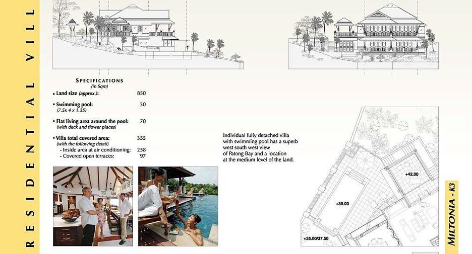 Villa en venta de 3 habitaciones en Kathu, Phuket