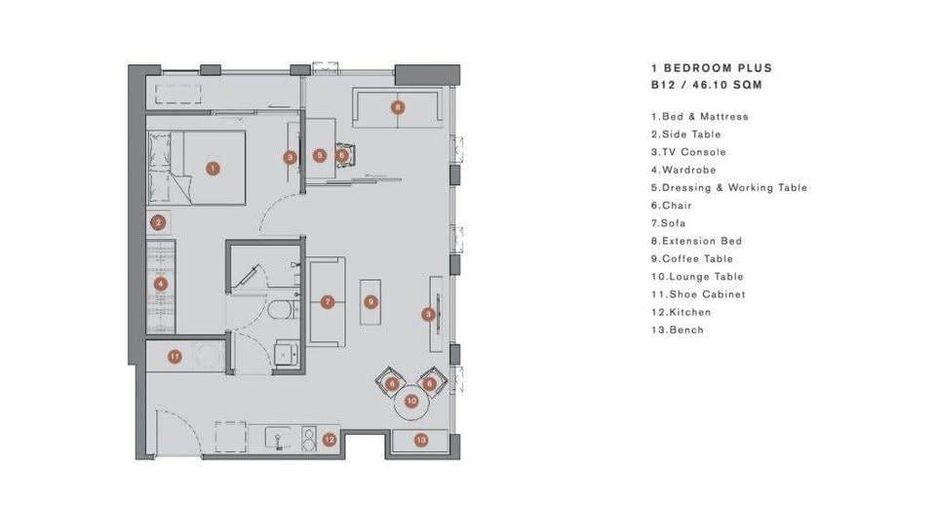 À vendre 1 chambre condo à Bang Rak, Bangkok
