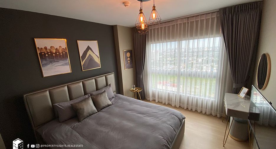 For rent 2 bedrooms condo in Huai Khwang, Bangkok