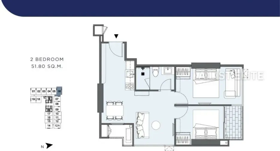 For sale 2 bedrooms condo in Bang Lamung, Chonburi
