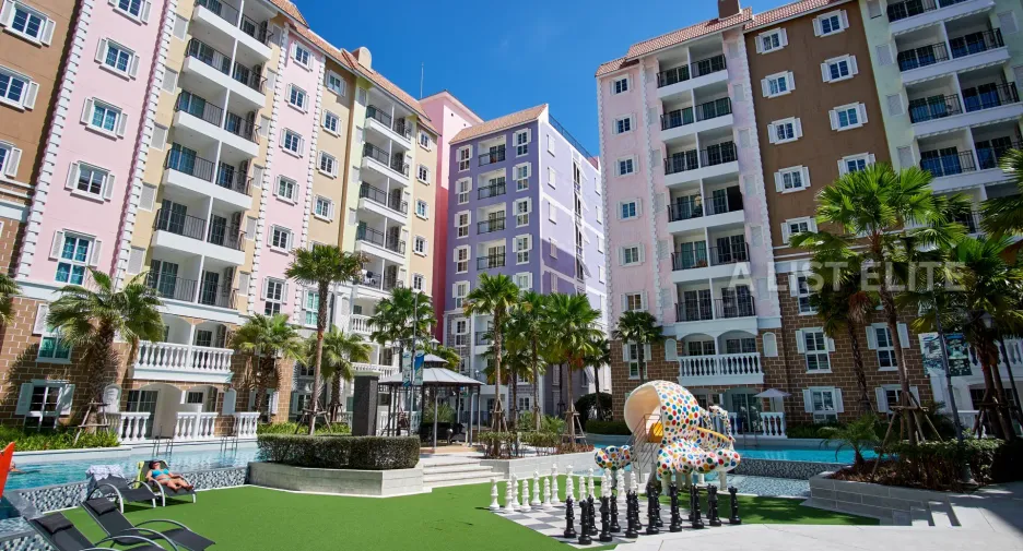 Condo en venta de 3 habitaciones en Jomtien, Pattaya
