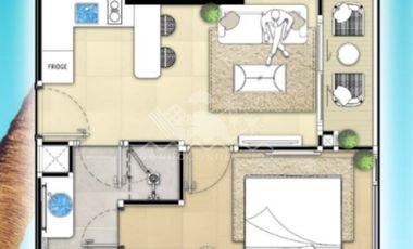 For sale 1 bed condo in Bang Lamung, Chonburi